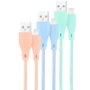 Nanocable Pack de 3 Cables Lightning a USB 2.0 Mallados, 1 m, Rosa, Azul y Verde